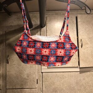 Pink and Purple Bikini Top